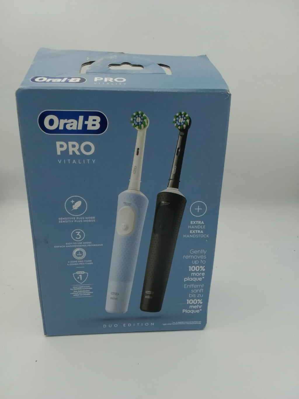 Oral-B Pro Vitality Duo Edition | Set 2 Spazzolini Elettrici | Come Nuovo