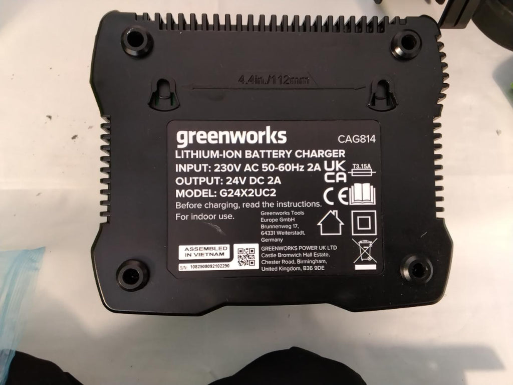 Greenworks GD24X2BV4X 48V (2x24V) Soffiatore / Aspiratore / Trituratore a Batteria | Usato Perfettamente Funzionante&nbsp;