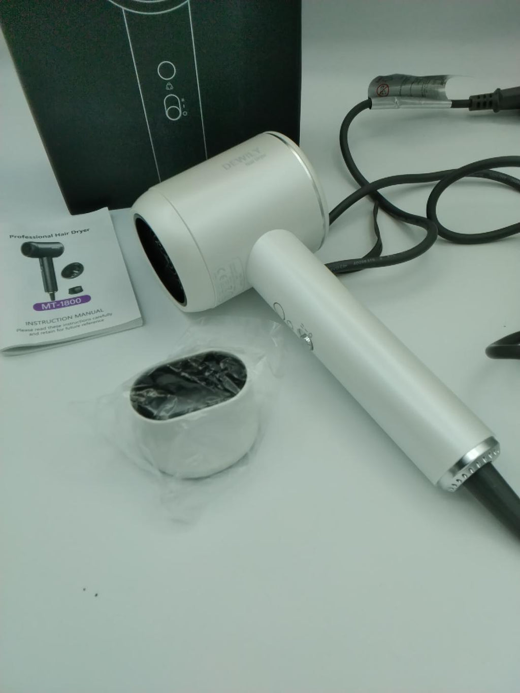 DEWILY Professional Hair Dryer MT-1800 | Asciugacapelli Professionale | Usato Come Nuovo