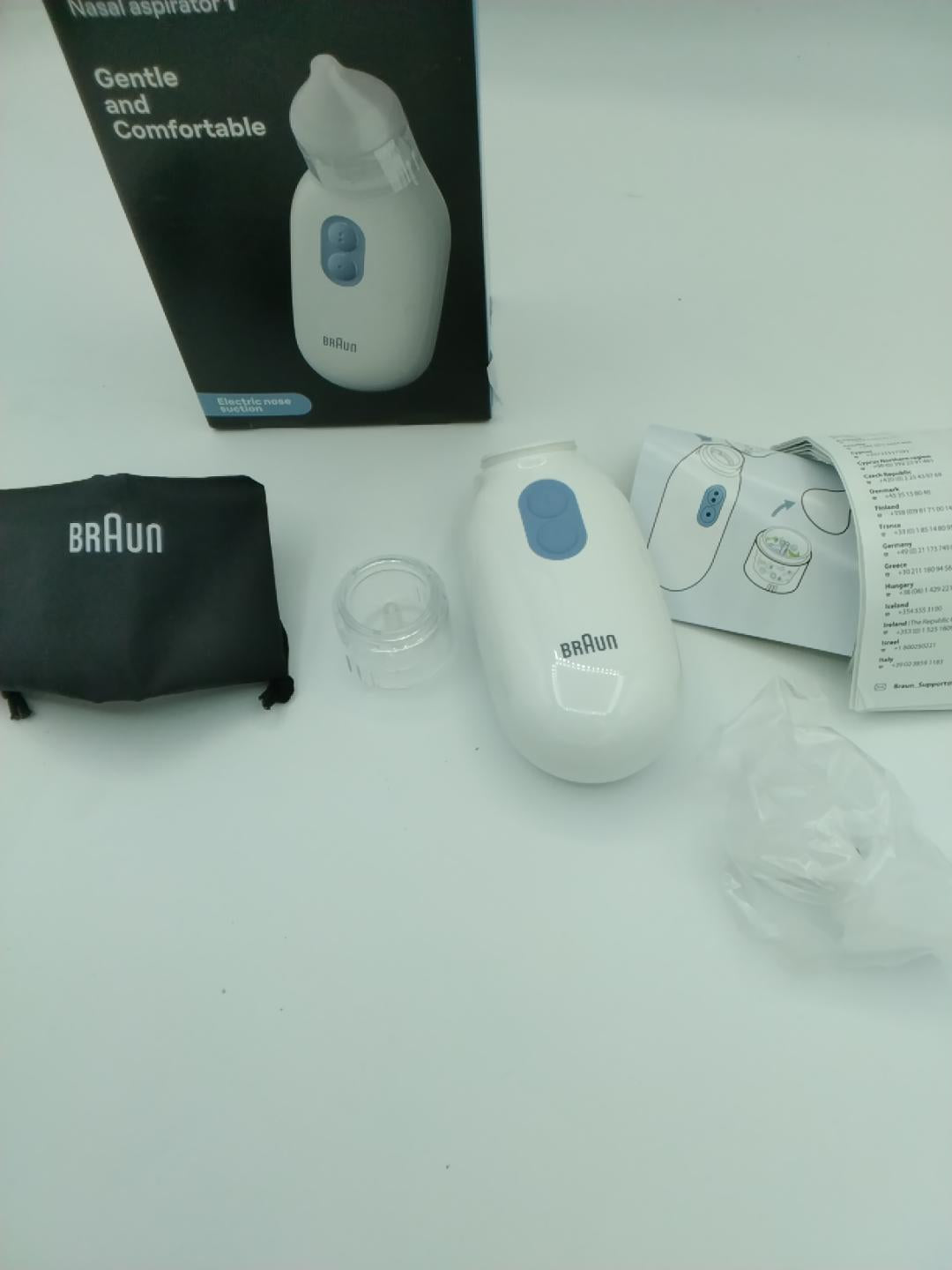 Braun Nasal Aspirator 1 Aspiratore Nasale Elettrico | Nuovo