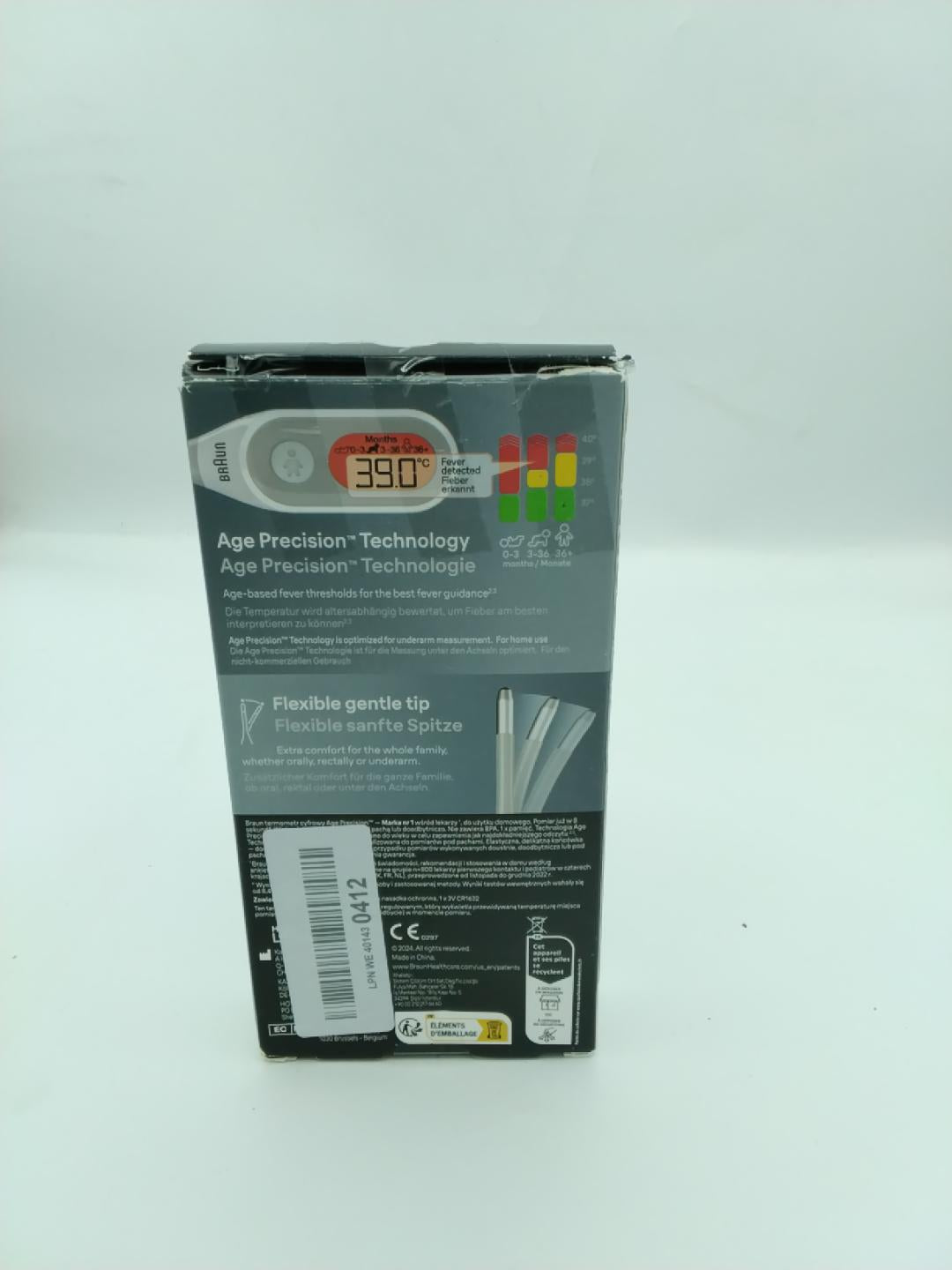 Braun Age Precision PRT2000 Termometro Digitale | Usato pari al Nuovo