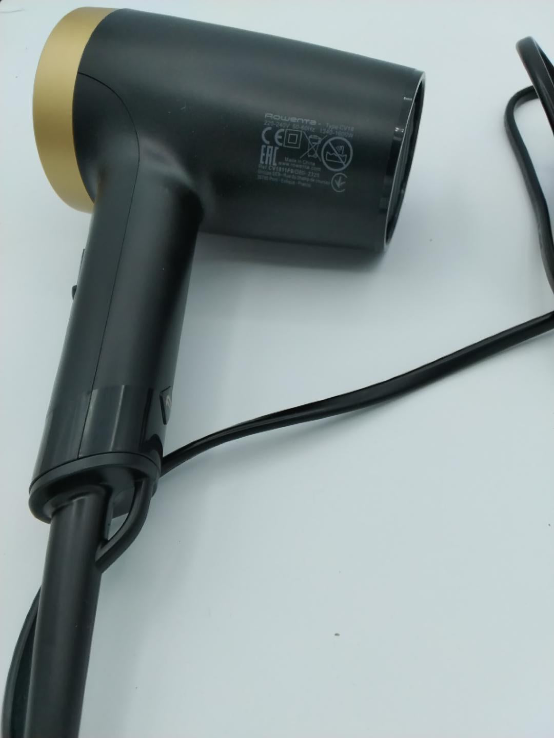 Rowenta Ionic Asciugacapelli Compatto Nero/Oro | Usato in ottime condizioni&nbsp;