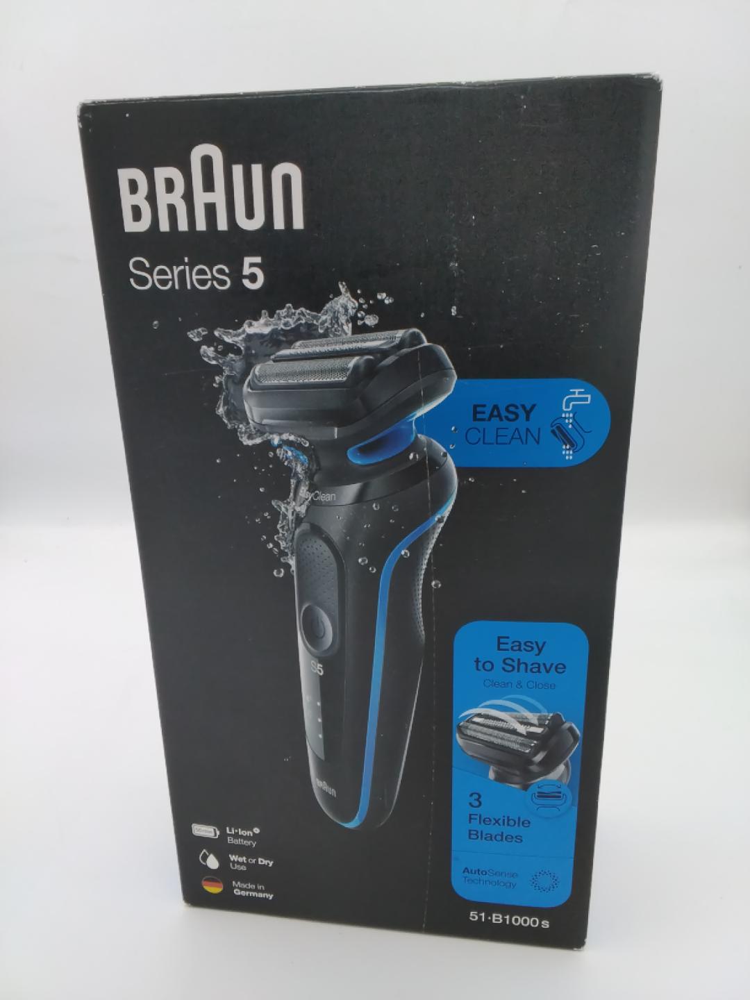 Braun Series 5 51-B1000s EasyClean | Rasoio Elettrico Wet &amp; Dry | Usato Pari al Nuovo