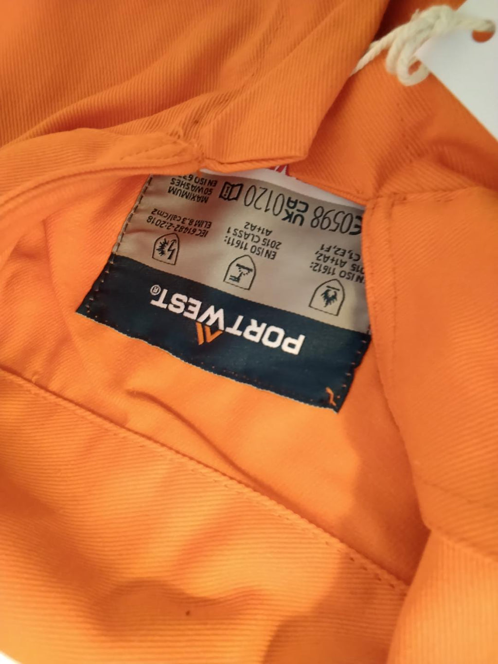 Portwest Bizweld Executive BIZ5 Tuta da Lavoro Ignifuga | Arancione | XXL | Nuova