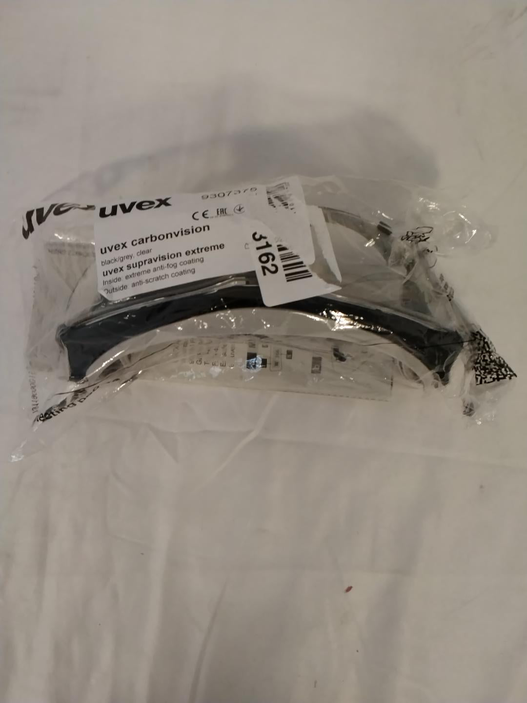 🥽 uvex carbonvision 9307 | Occhiali protettivi a mascherina | Nuovi