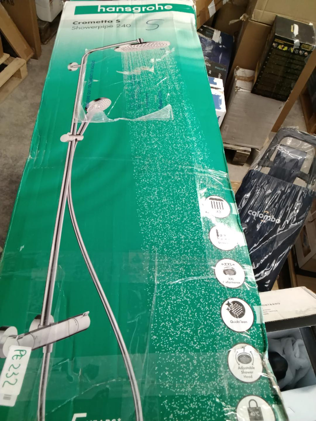 hansgrohe Crometta S Showerpipe 240 | Colonna Doccia Termostatica | Cromo | Nuova