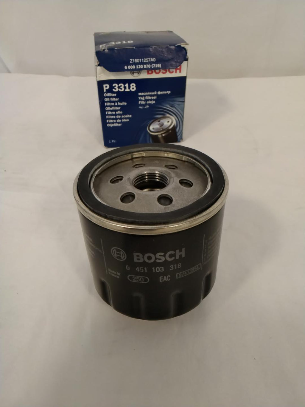 BOSCH P 3318 Filtro Olio | 0451103318 | Nuovo