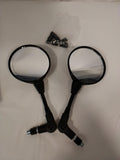Evermotor Specchietti Retrovisori Moto Rotondi Neri | Nuovi