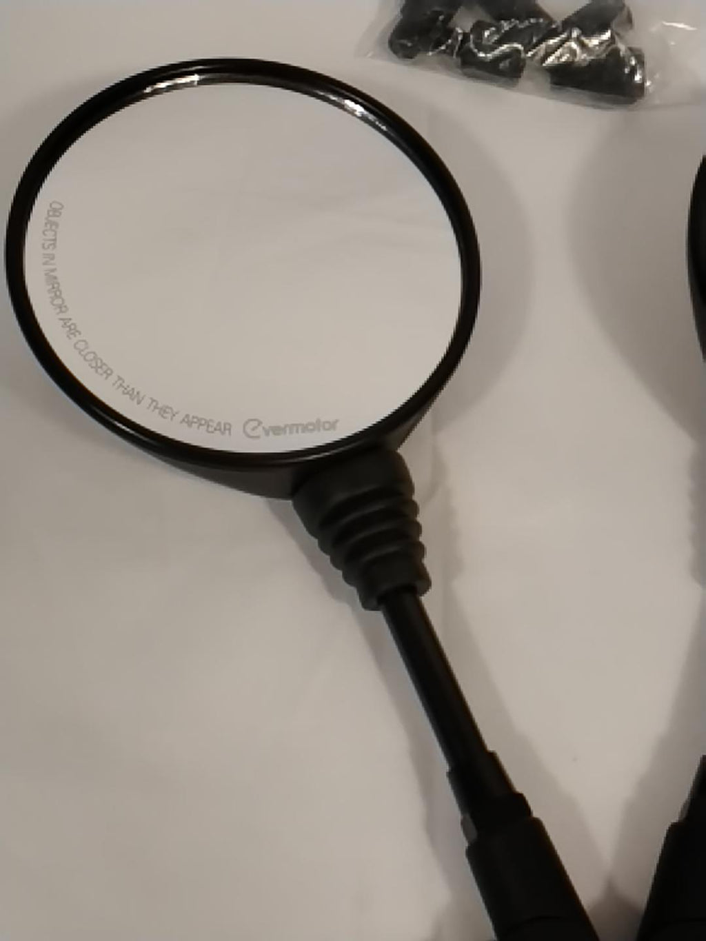 Evermotor Specchietti Retrovisori Moto Rotondi Neri | Nuovi