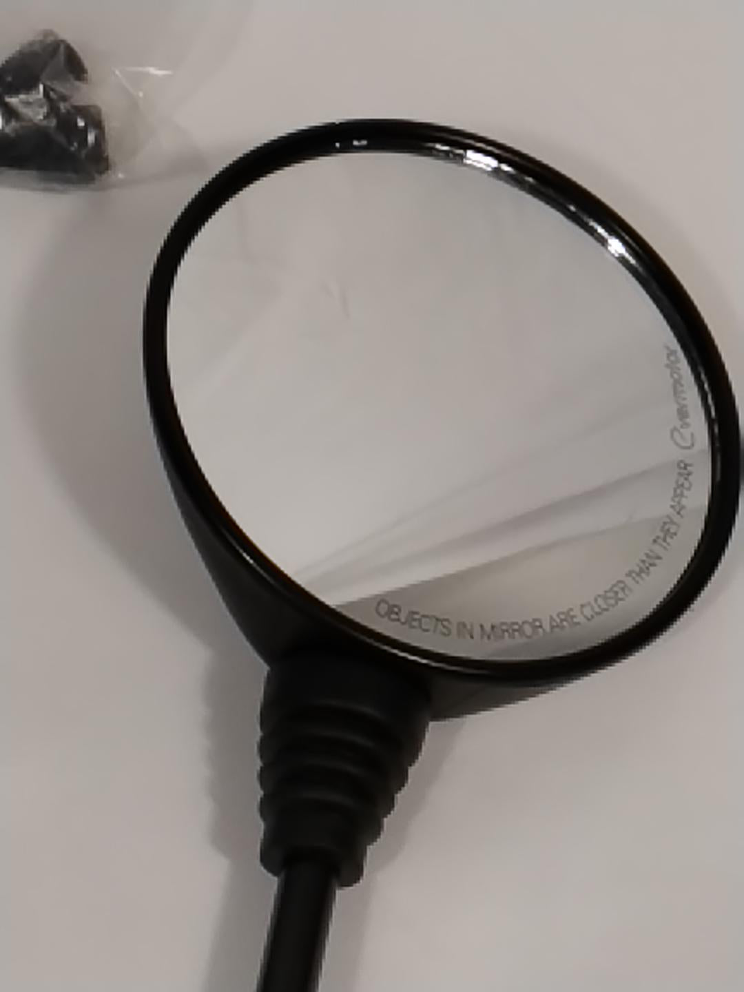 Evermotor Specchietti Retrovisori Moto Rotondi Neri | Nuovi