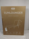 KETER Sunlounger Lettino Prendisole Reclinabile | 187,5 × 58 × 29 cm Nuova&nbsp;
