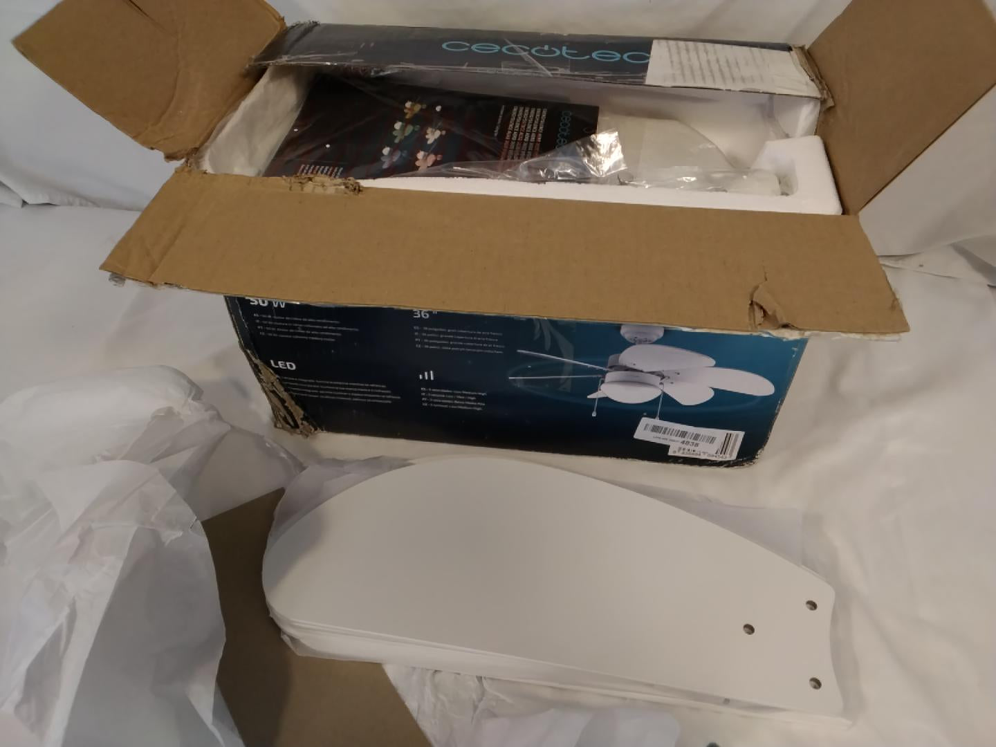 Cecotec EnergySilence Aero 3600 Vision Full White 36" 50W | Nuovo