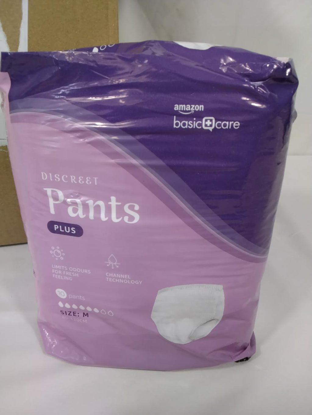 Amazon Basic Care Discreet Pants Plus M 40 Pezzi (4 confezioni da 10) | Nuove