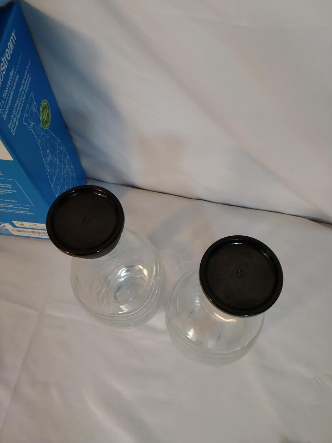 SodaStream Glass Carafe Duo Pack 0,7 L 2 Bottiglie in Vetro per Crystal e Penguin | Nuove