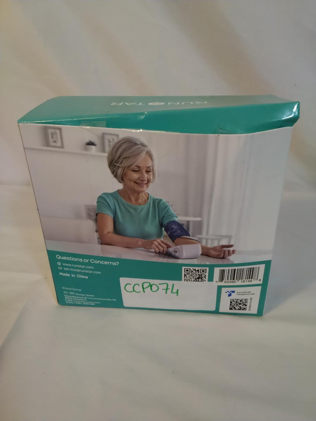 RUNSTAR BP-205 Misuratore di Pressione da Braccio Digitale Automatico 22-42 cm, 2 Utenti x 99 Memorie | Nuovo