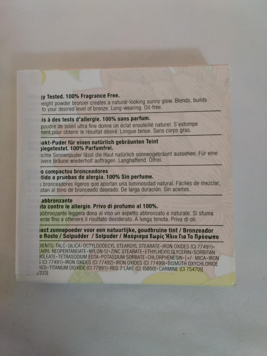 Clinique True Bronze Pressed Powder Bronzer 03 Sunblushed 9,6 g Terra Abbronzante Compatta | Nuova