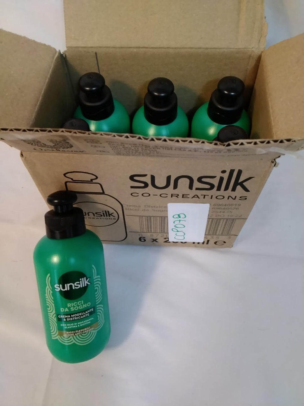 Sunsilk Ricci da Sogno Crema Modellante e Districante 200 ml | Confezione 6 Pezzi | Nuovi