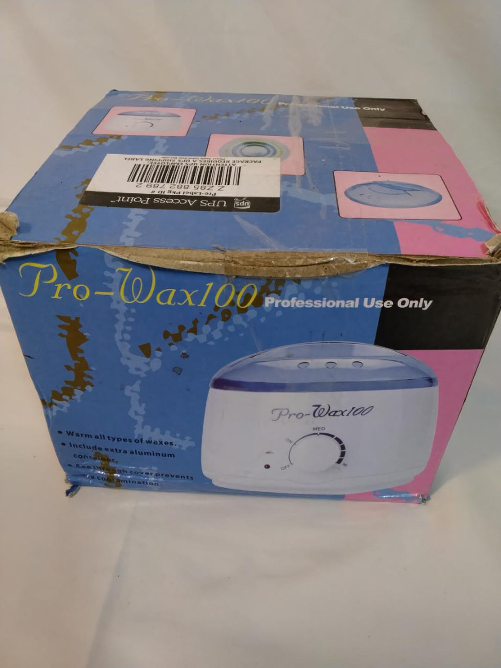 Pro-Wax100 Scaldacera Professionale 100W con Vaschetta in Alluminio e Termostato | Nuovo