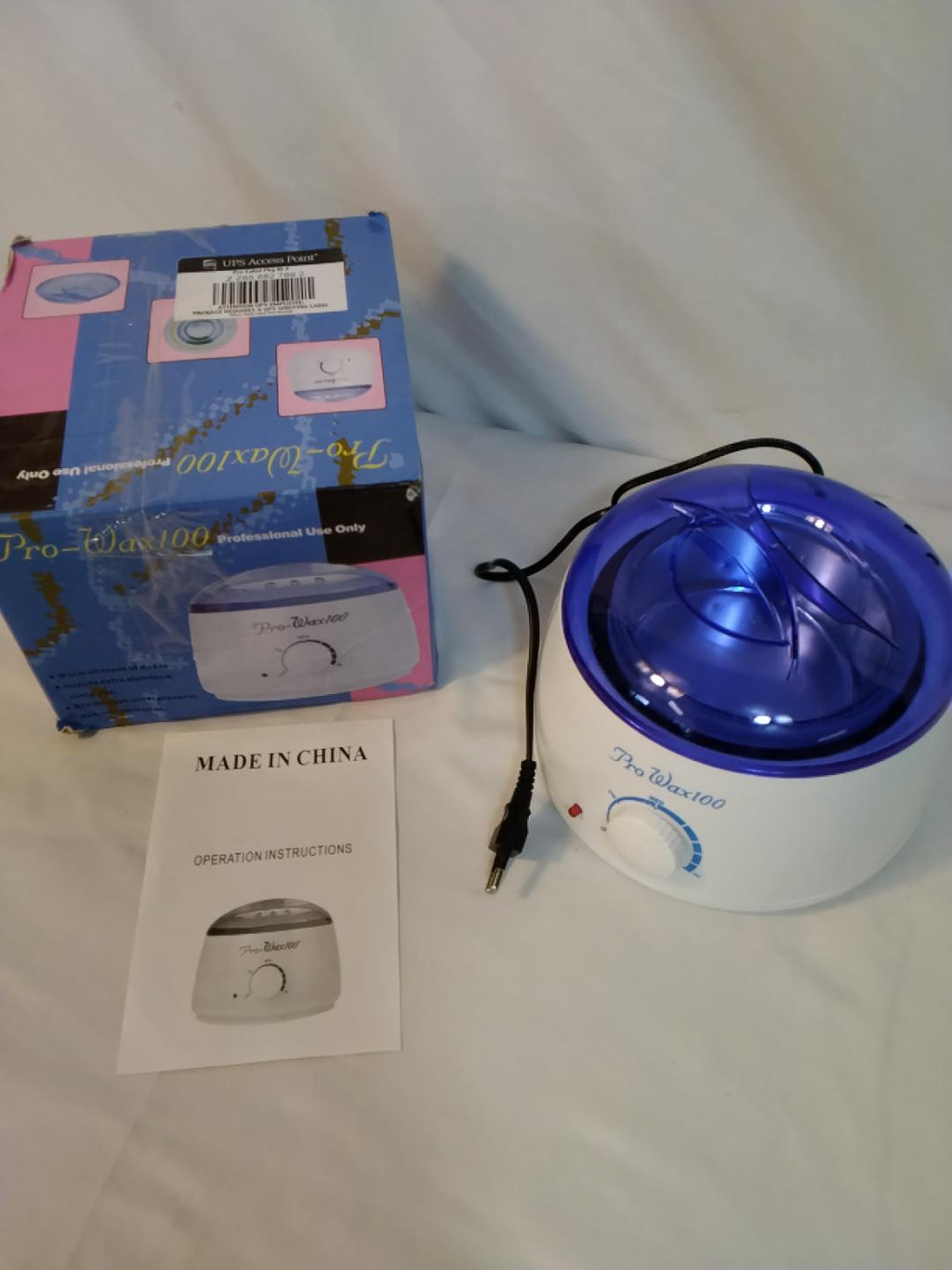 Pro-Wax100 Scaldacera Professionale 100W con Vaschetta in Alluminio e Termostato | Nuovo