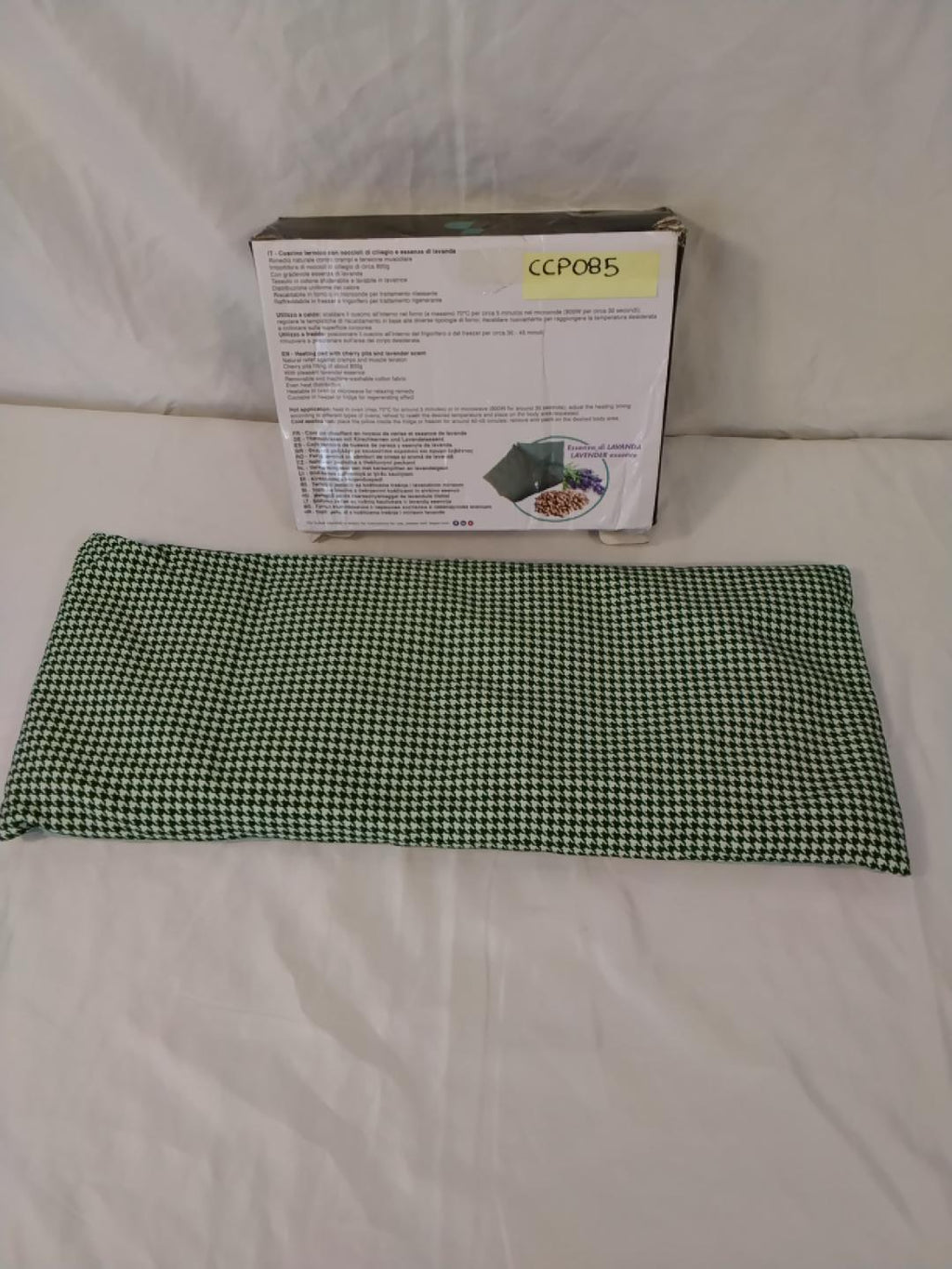 BEPER C302AAC003 Cuscino Termico con Noccioli di Ciliegia e Lavanda 800 g 51×21,5 cm Hot e Cold | Nuovo