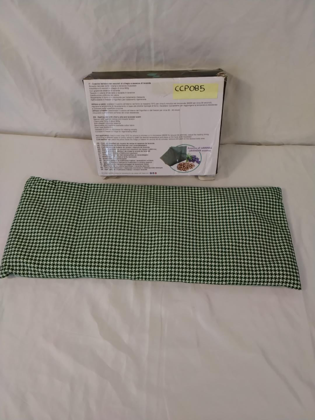 BEPER C302AAC003 Cuscino Termico con Noccioli di Ciliegia e Lavanda 800 g 51×21,5 cm Hot e Cold | Nuovo