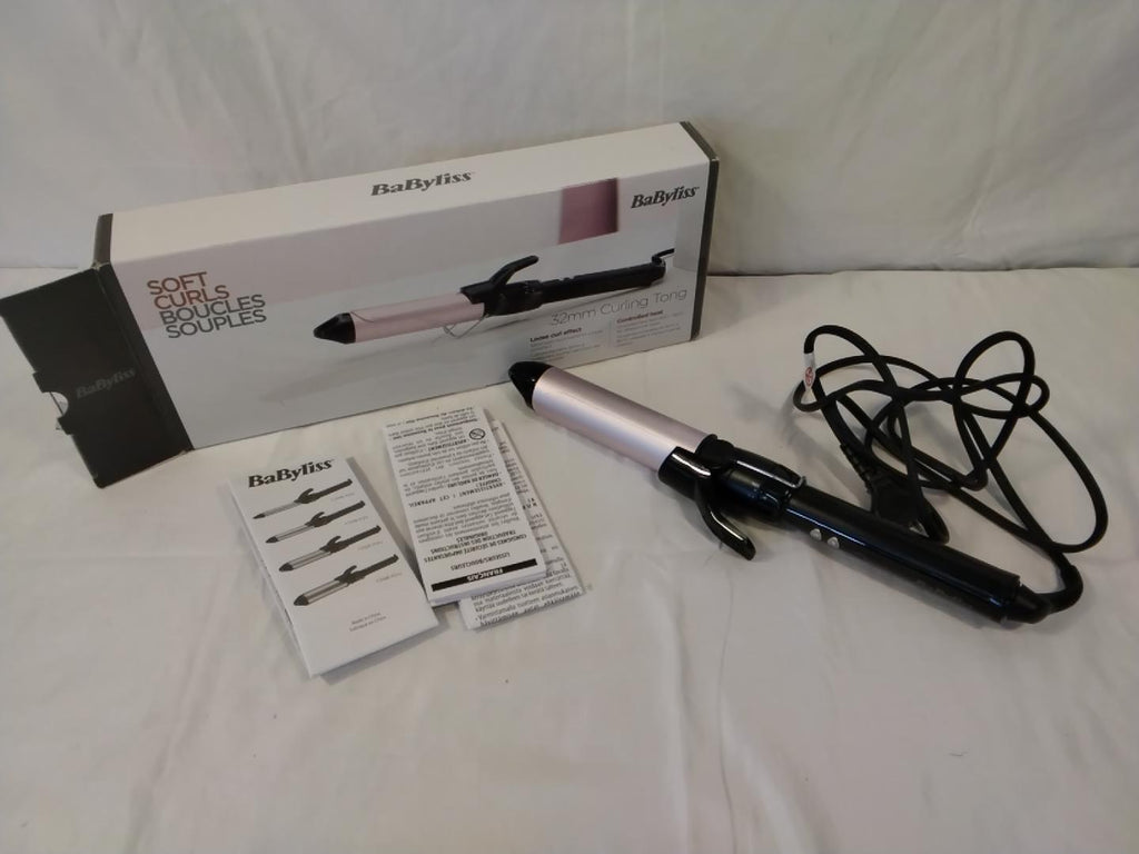 BaByliss C332E Soft Curls Arricciacapelli 32 mm Satin Touch 10 Temperature 110-180°C Riscaldamento Rapido | Nuovo