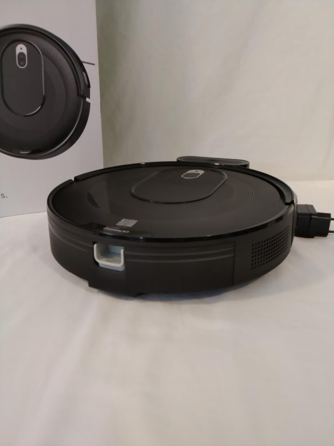 CLEANOVA W7 Robot Aspirapolvere Lavapavimenti 4000 Pa 2-in-1 | Serbatoio Acqua | 120 Minuti | App Alexa IFTTT | 55 dB | Robot Vacuum Cleaner Nero | Rigenerato in Ottime Condizioni