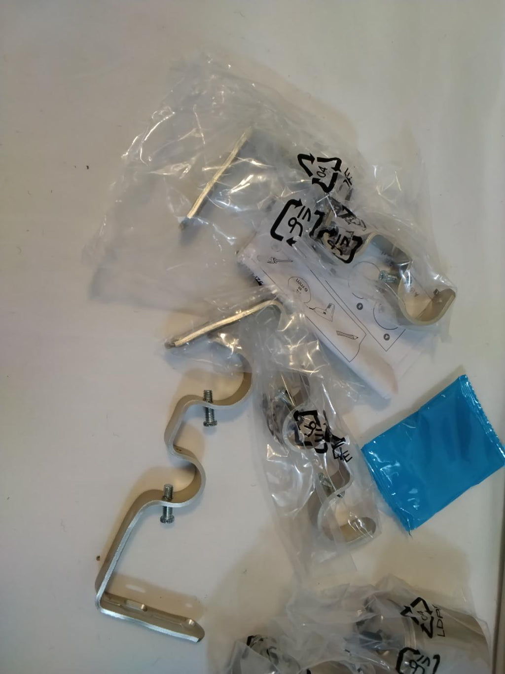Amazon Basics Bastone Doppio per Tende 91-183 cm Nichel | NUOVO