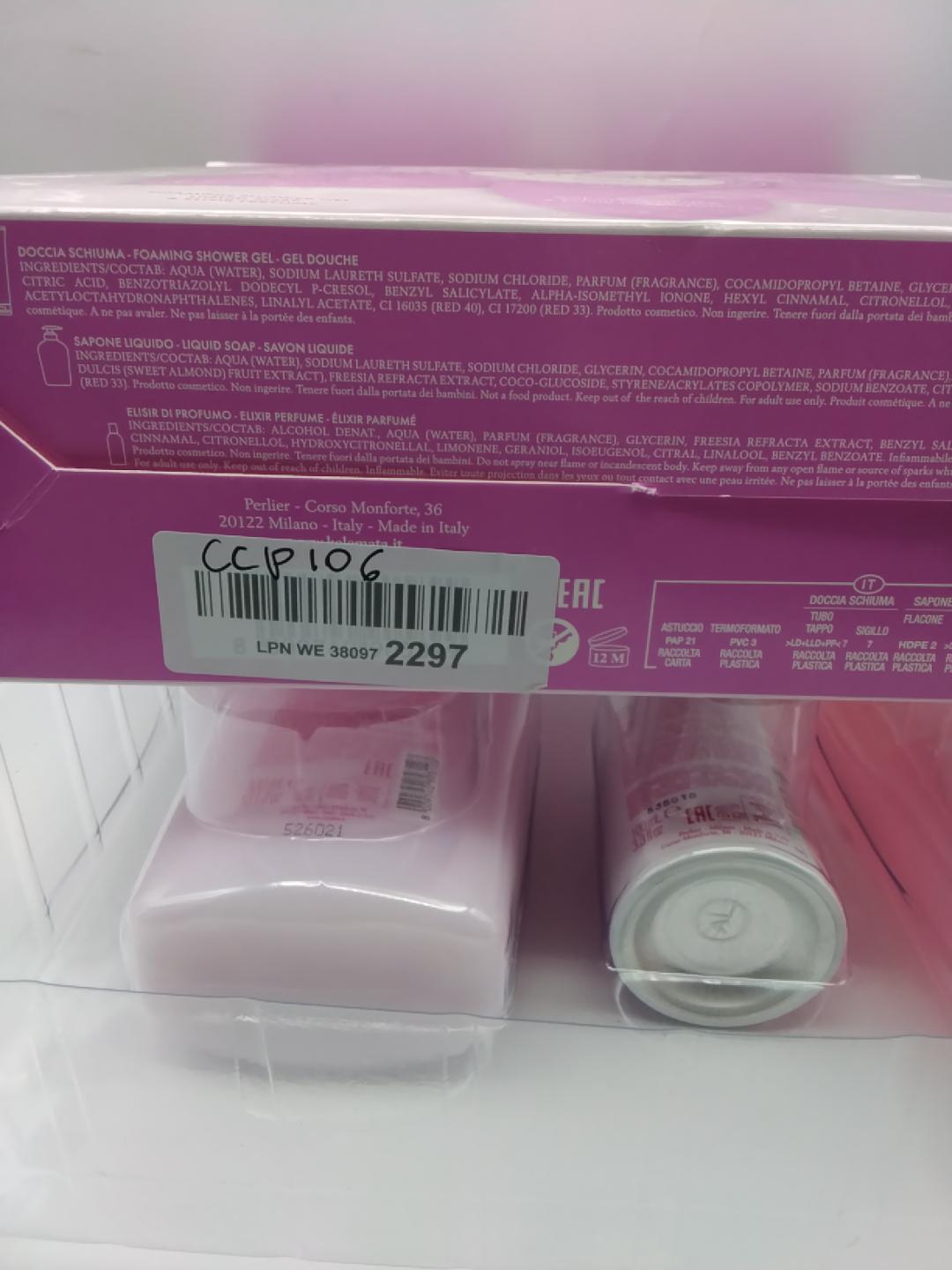 🌸PERLIER FRESIA DI LANZAROTE COFANETTO REGALO, DOCCIA SCHIUMA 250 ML, SAPONE LIQUIDO VELLUTANTE 300 ML, ELISIR DI PROFUMO 100 ML, FRAGRANZA FLOREALE, MADE IN ITALY, NUOVO