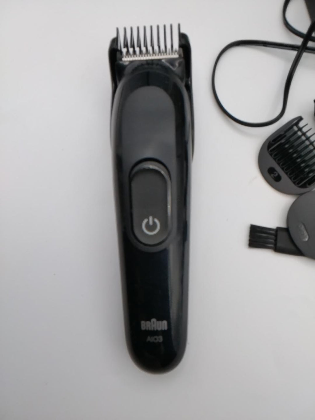 ✂️BRAUN ALL-IN-ONE SERIES 3 AIO3545 8-IN-1, RIFINITORE BARBA E CAPELLI, 14 LUNGHEZZE 3-21 MM, LAMA ULTRA AFFILATA, 50 MIN AUTONOMIA, 8 ACCESSORI, NERO, NUOVO