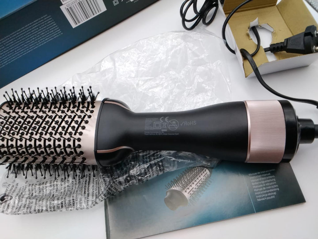 💇‍♀️CECOTEC CERAMICCARE UNIQUE 2 IN 1, SPAZZOLA AD ARIA CALDA 1200W, RIVESTIMENTO IN CERAMICA, 3 TEMPERATURE, 2 VELOCITÀ, ARIA FREDDA, VOLUMIZZANTE, LISCIANTE E MODELLANTE, CAVO 360°, NUOVO