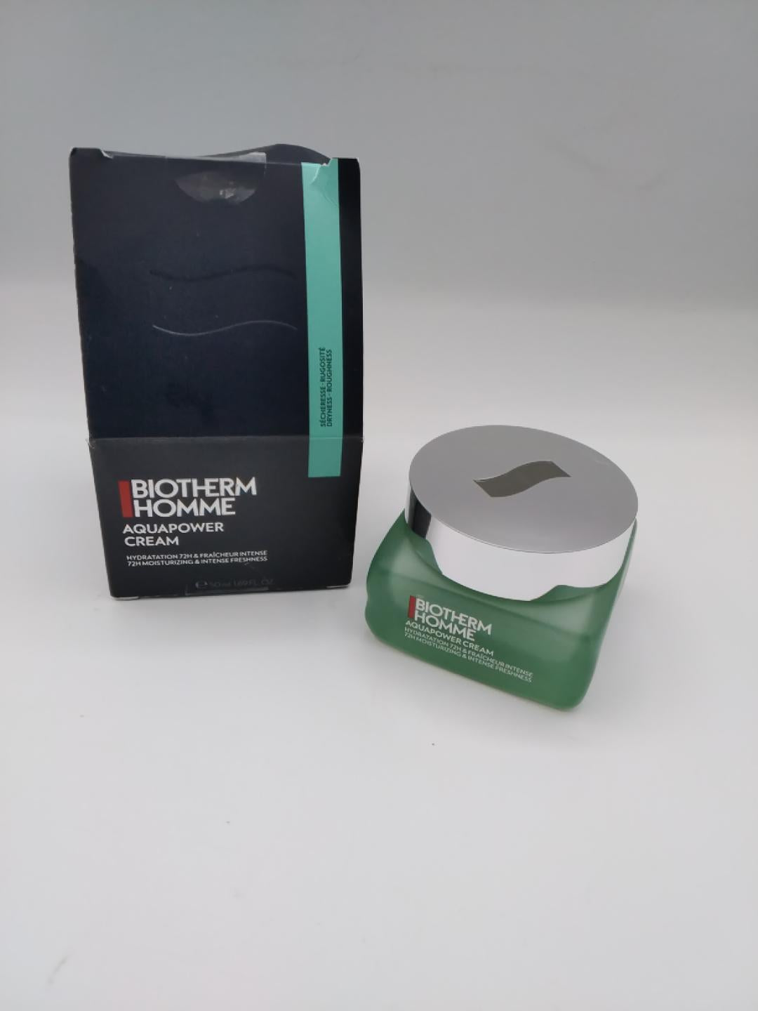 💧BIOTHERM HOMME AQUAPOWER CREAM 72H, CREMA VISO UOMO 50 ML, IDRATAZIONE 72 ORE, FRESCHEZZA INTENSA, TEXTURE ULTRA-LEGGERA, LIFE PLANKTON, ACIDO IALURONICO, NUOVA