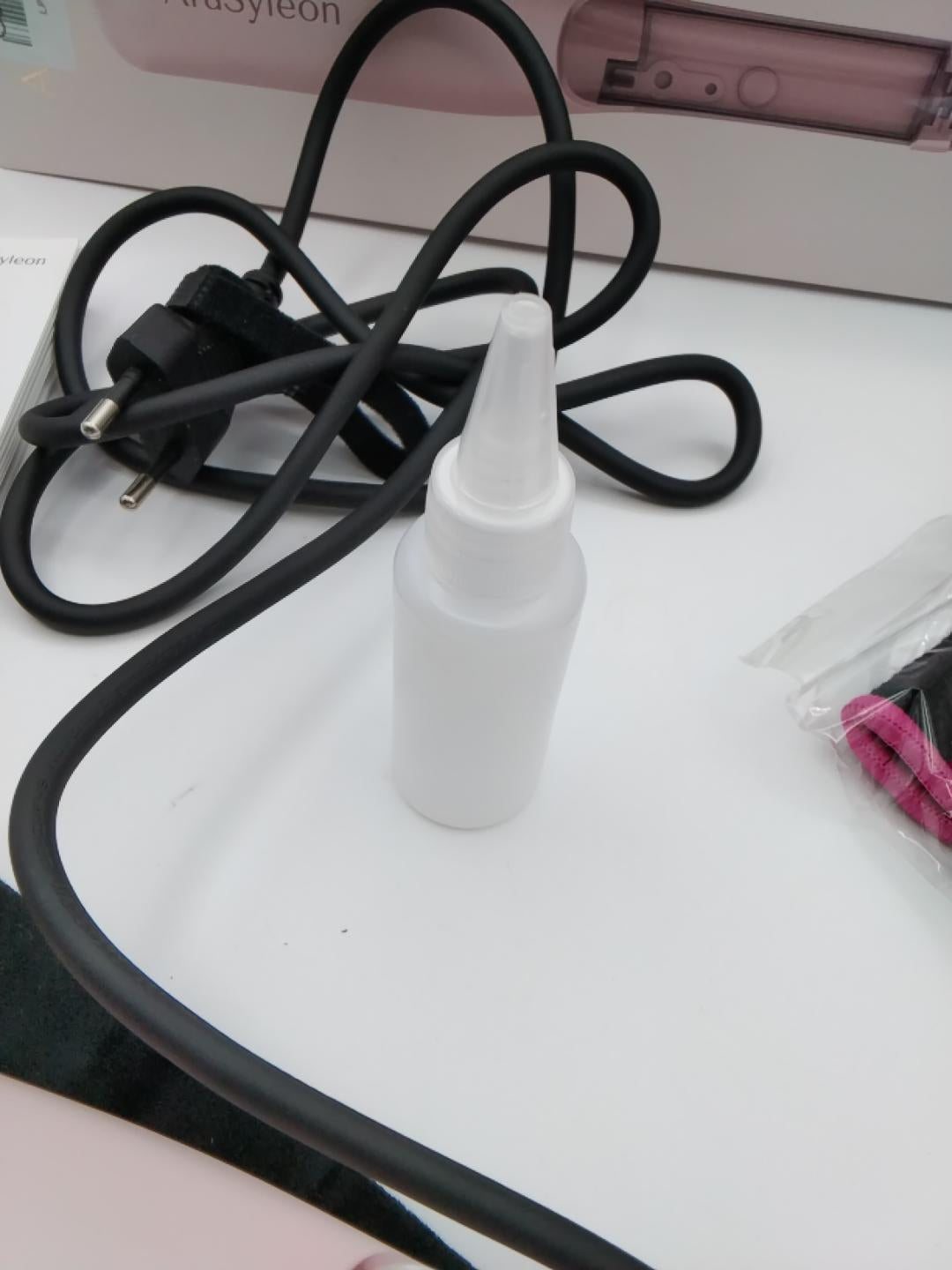 💇‍♀️ARASYLEON SPAZZOLA LISCIANTE A VAPORE ROSA, 4 LIVELLI DI TEMPERATURA 150-210°C, RISCALDAMENTO RAPIDO 30 SEC, PIASTRE IN CERAMICA, HYDRO-INFUSION, AUTOSPEGNIMENTO 30 MIN, GUANTI, SPAZZOLA E BORSA, NUOVA