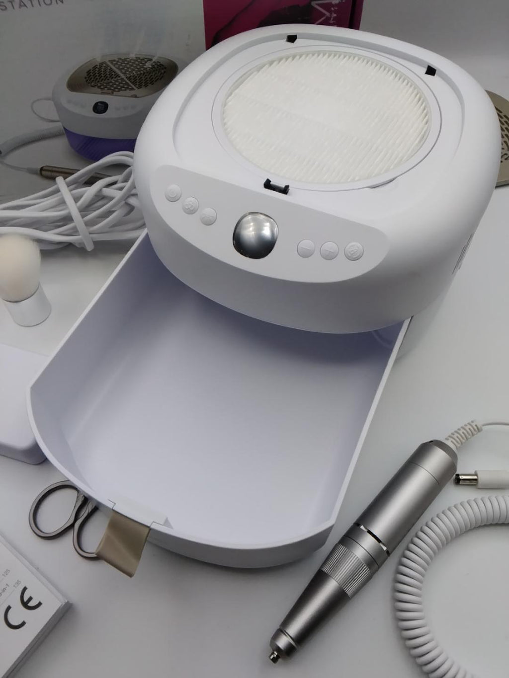 💅BEURER MP 200 STUDIONAILS PRO, STAZIONE MANICURE E PEDICURE 3-IN-1, FRESA 26.000 GIRI/MIN, LAMPADA UV/LED, ASPIRATORE POLVERE, 9 ACCESSORI, TIMER 30/60/120 SEC, OTTIME CONDIZIONI