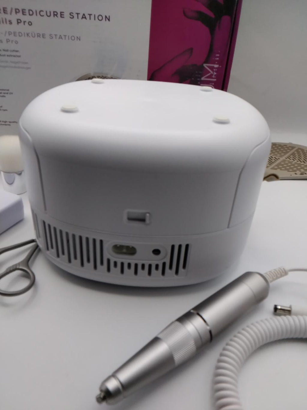 💅BEURER MP 200 STUDIONAILS PRO, STAZIONE MANICURE E PEDICURE 3-IN-1, FRESA 26.000 GIRI/MIN, LAMPADA UV/LED, ASPIRATORE POLVERE, 9 ACCESSORI, TIMER 30/60/120 SEC, OTTIME CONDIZIONI