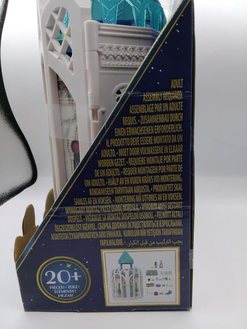 🏰MATTEL DISNEY WISH ROSAS CASTLE PLAYSET, CASTELLO DI ROSAS, 20+ PEZZI, 2 BAMBOLE, 1 PERSONAGGIO, 21 ACCESSORI, PROIETTORE, 5 AREE DI GIOCO, 3+ ANNI, NUOVO