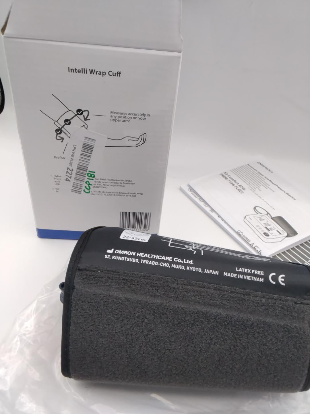 🩺OMRON X3 COMFORT AFIB HEM-7196-FLEO, MISURATORE DI PRESSIONE DA BRACCIO, RILEVAMENTO FIBRILLAZIONE ATRIALE AFIB, INTELLI WRAP 22-42 CM, 2 UTENTI, 60 MEMORIE, NUOVO