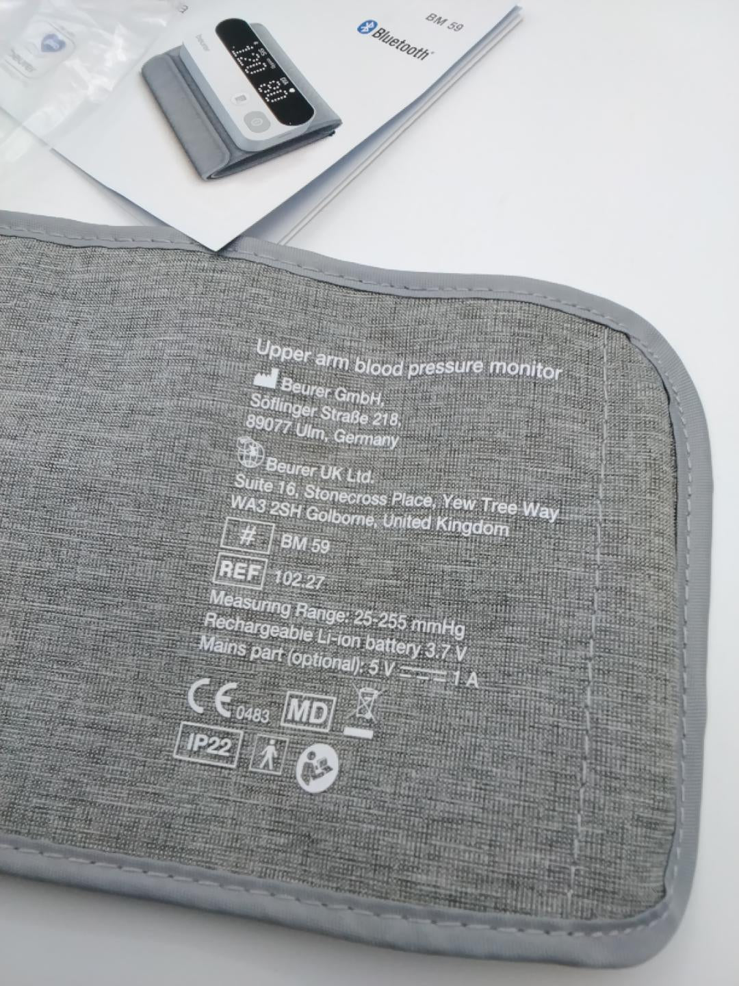 🩺BEURER BM 59 BLUETOOTH, MISURATORE DI PRESSIONE DA BRACCIO SENZA TUBI E CAVI, INTELLI WRAP 22-42 CM, RILEVAMENTO ARITMIE, INDICATORE RISCHIO LED, APP HEALTHMANAGER PRO, BATTERIA RICARICABILE, NUOVO