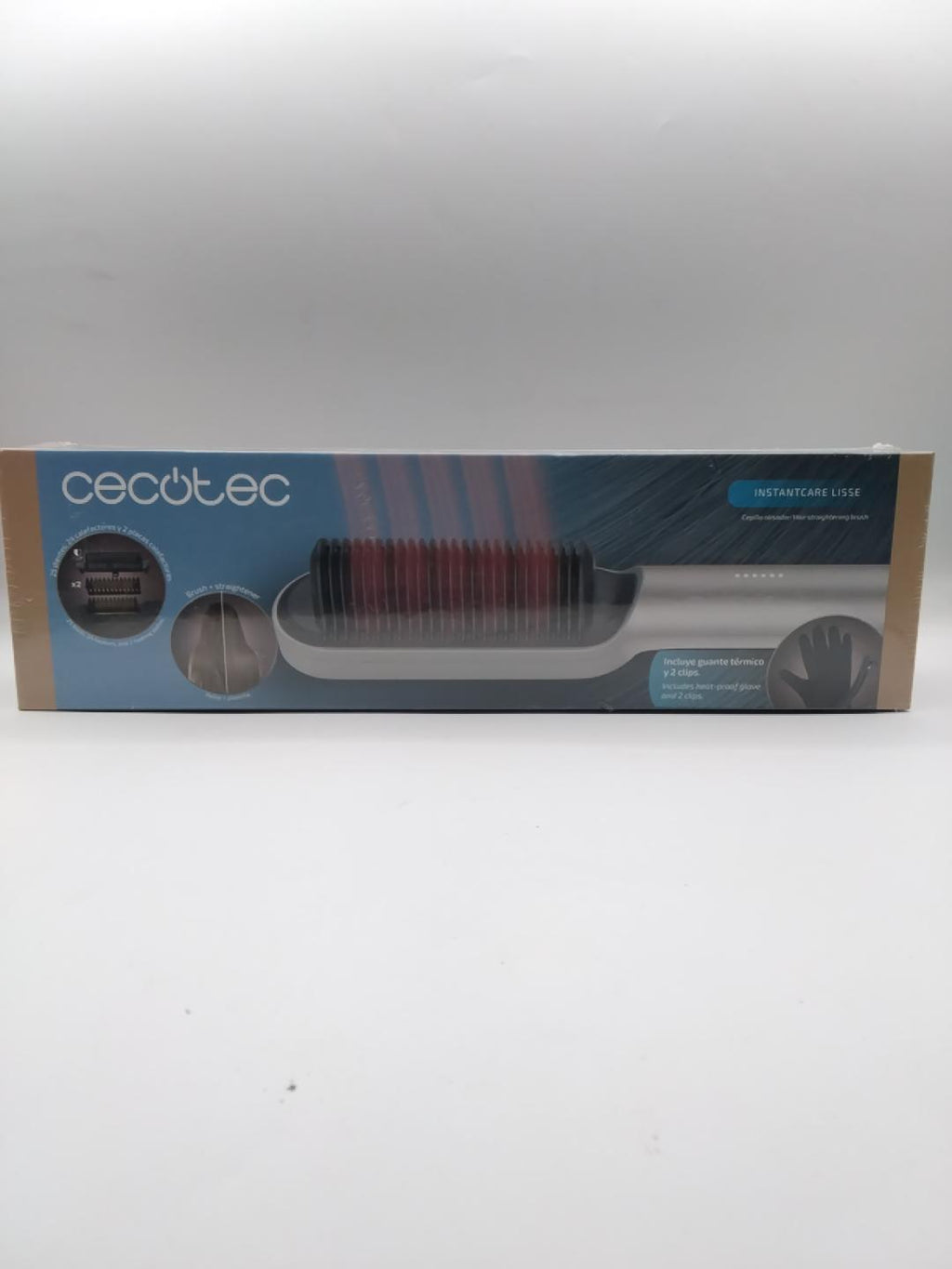 💇‍♀️ CECOTEC INSTANTCARE LISSE, SPAZZOLA LISCIANTE PER CAPELLI, 2 IN 1, XL, NUOVA