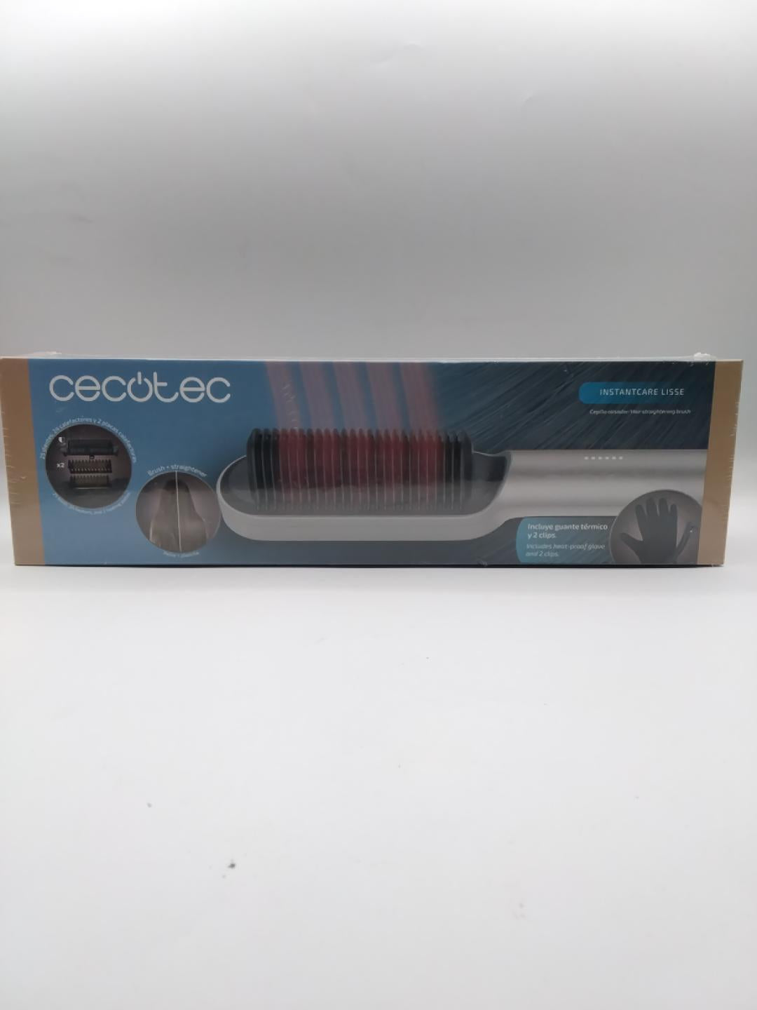💇‍♀️ CECOTEC INSTANTCARE LISSE, SPAZZOLA LISCIANTE PER CAPELLI, 2 IN 1, XL, NUOVA