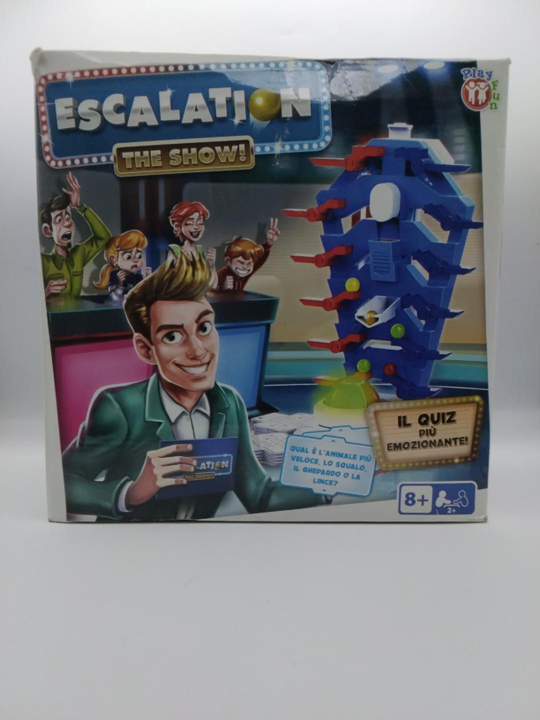 🎲 ESCALATION THE SHOW PLAY FUN, GIOCO DA TAVOLO QUIZ, 8+ ANNI, IMC TOYS, NUOVO