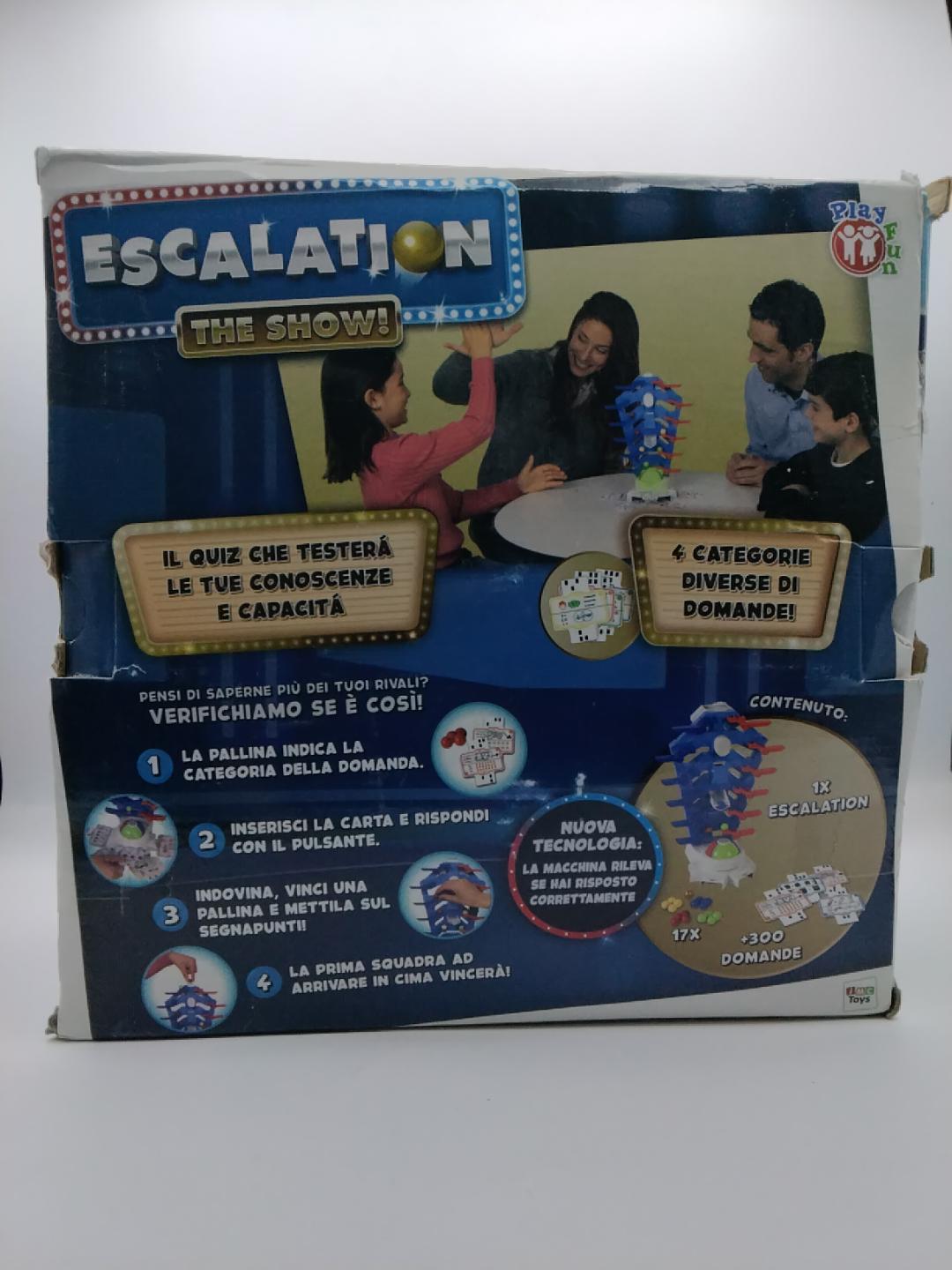 🎲 ESCALATION THE SHOW PLAY FUN, GIOCO DA TAVOLO QUIZ, 8+ ANNI, IMC TOYS, NUOVO