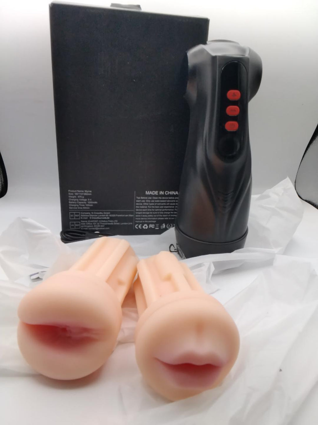 🔞 MYRNA, MASSAGGIATORE INTIMO ELETTRICO, RICARICABILE USB, 1200 mAh, NUOVO