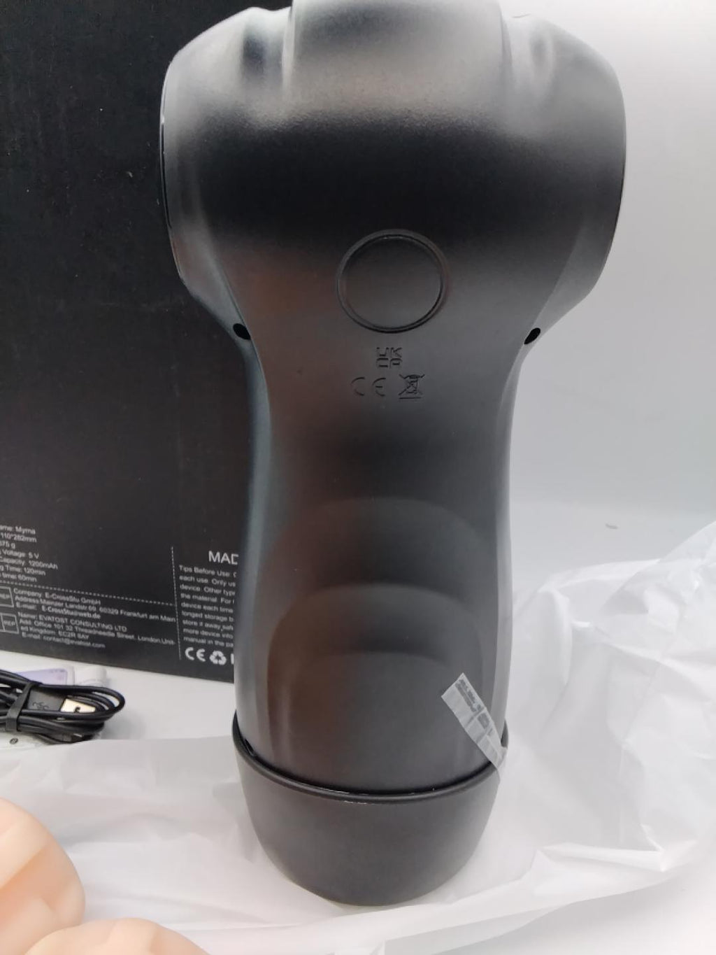 🔞 MYRNA, MASSAGGIATORE INTIMO ELETTRICO, RICARICABILE USB, 1200 mAh, NUOVO