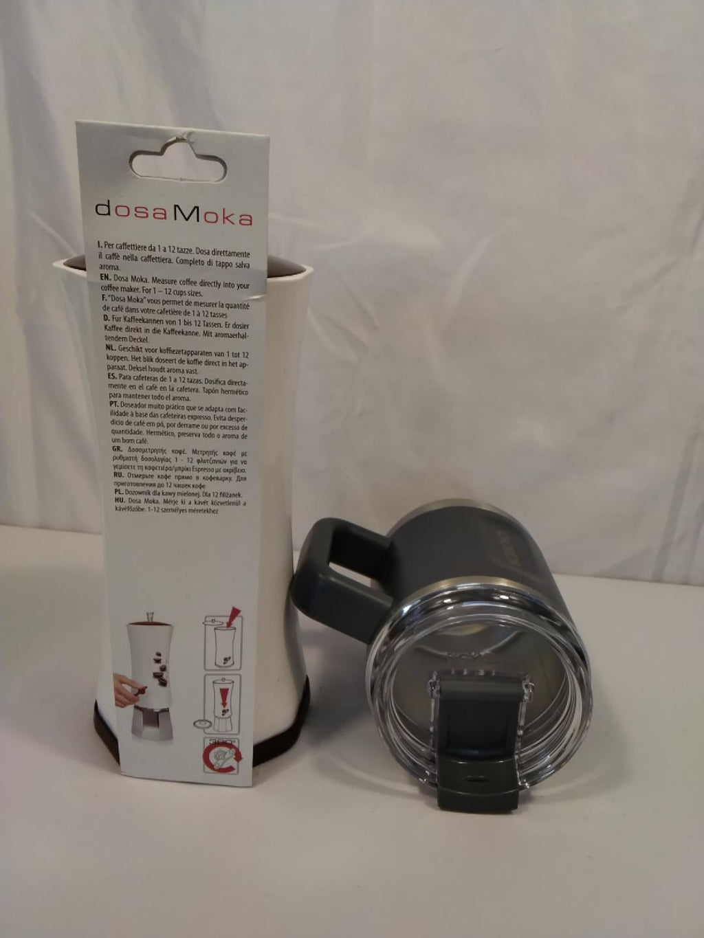 ☕ SNIPS DOSAMOKA + IGLOO, COMBO DOSATORE CAFFÈ PER MOKA E TAZZA TERMICA, NUOVI