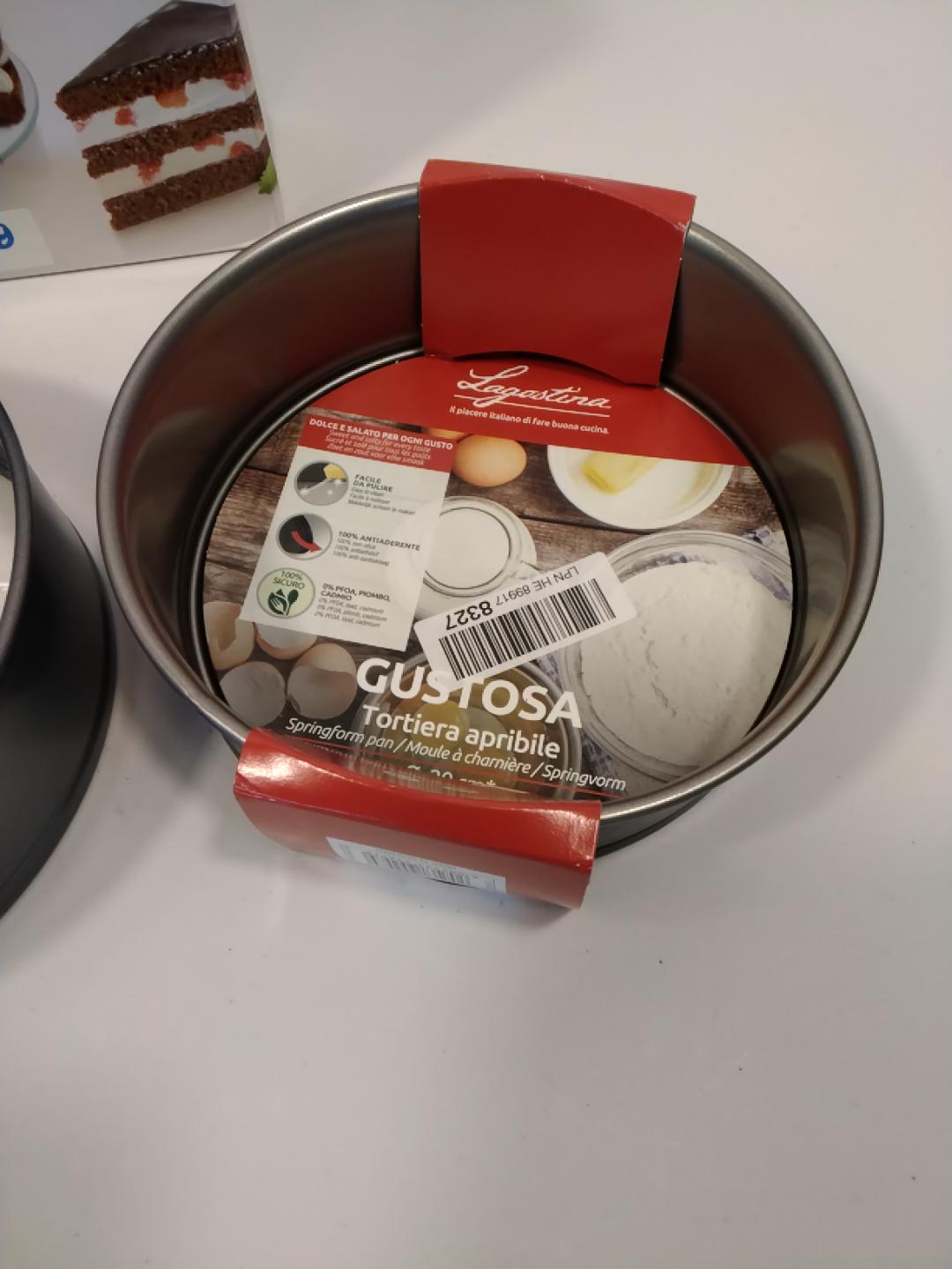 🍰 SET 2 TORTIERE APRIBILI – TESCOMA DELÍCIA Ø 20 CM + LAGOSTINA GUSTOSA Ø 24 CM, NUOVEGUSTOSA, NUOVE