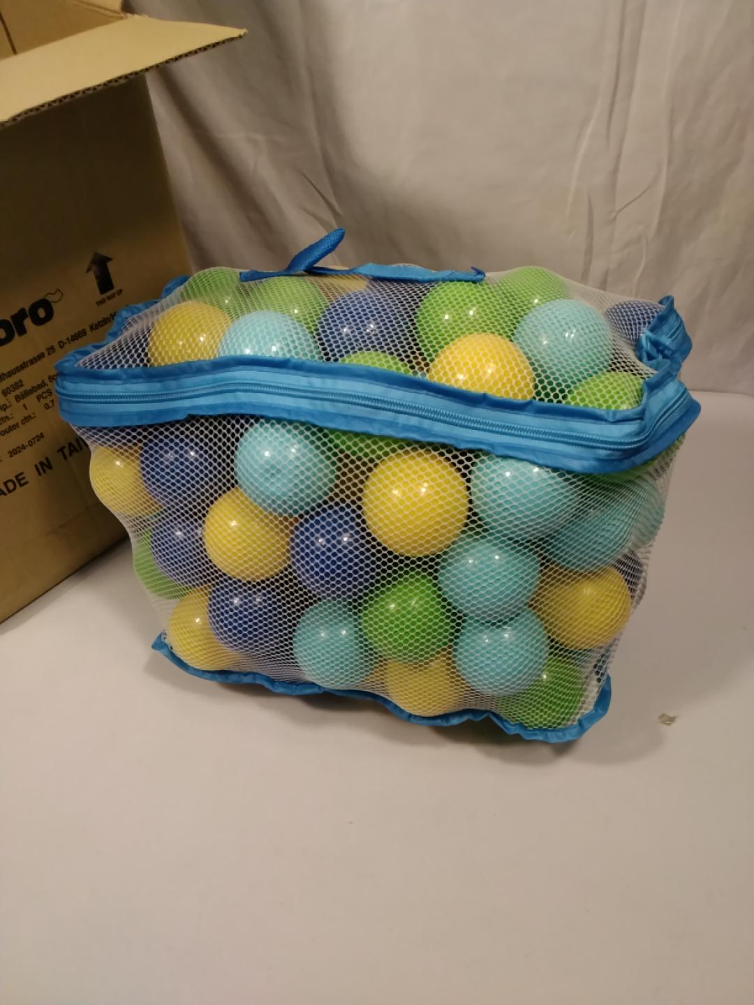 100 PALLINE COLORATE Ø 6 CM PER PISCINA DI PALLINE ALLDORO 60382 | NUOVO