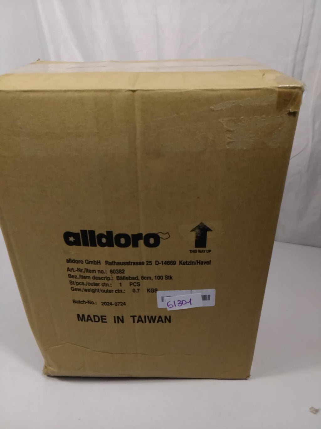 100 PALLINE COLORATE Ø 6 CM PER PISCINA DI PALLINE ALLDORO 60382 | NUOVO