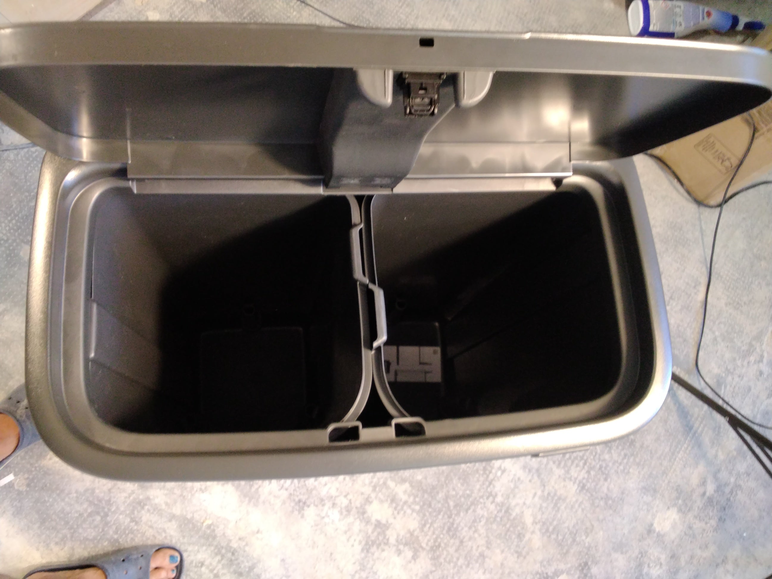 Brabantia Bo Touch Bin Hi 2 x 30L Pattumiera Differenziata Soft Touch | Nero Opaco.
