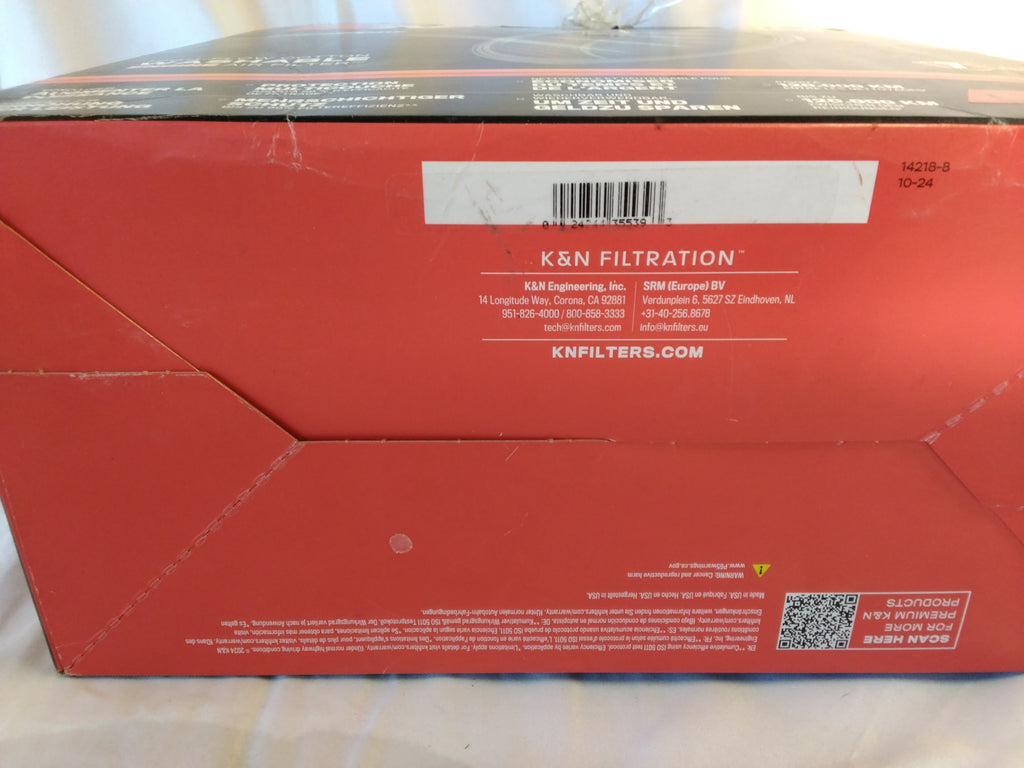K&N High-Flow Engine Air Filter E-0660 | Filtro Aria Sportivo Lavabile | Nuovo